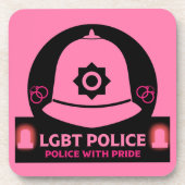 LGBT+ Gay Pride Getränkeuntersetzer (Vorderseite)