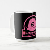LGBT+ Gay Pride Kaffeetasse (Vorderseite Links)