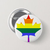 LGBT/Gay Pride-Kanada-Knopf Button (Vorne & Hinten)