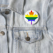 LGBT/Gay Pride-Kanada-Knopf Button (Beispiel)