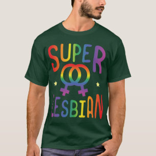 LGBT Gay Pride Lesbisch Super Lesbische Familie lu T-Shirt