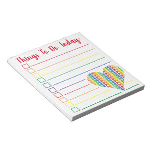 LGBT-Gay Pride-Liebe für Rainbow-Technik Notizblock