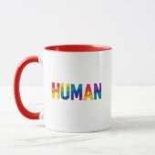 LGBT Gay Pride Menschen Regenbogen Kaffeetasse (Links)