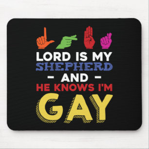 LGBT Gay Pride Monat Bekanntheit ASL Signsprache Mousepad