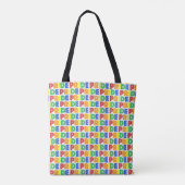 LGBT Gay Pride Monat Feier Regenbogen Buchstaben Tasche (Rückseite)