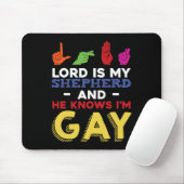LGBt Gay Pride Monat Gebärdensprache Q Mousepad (Mit Mouse)