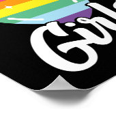 LGBT Gay Pride Monat I like Girls Poster (Ecke)