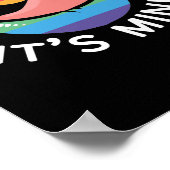 LGBT Gay Pride Monat ich leckte es so seine Mine Poster (Ecke)