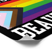 LGBT Gay Pride Monat Jede Farbe der Liebe ist Poster (Ecke)