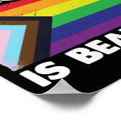 LGBT Gay Pride Monat Jede Farbe der Liebe ist Poster (Ecke)