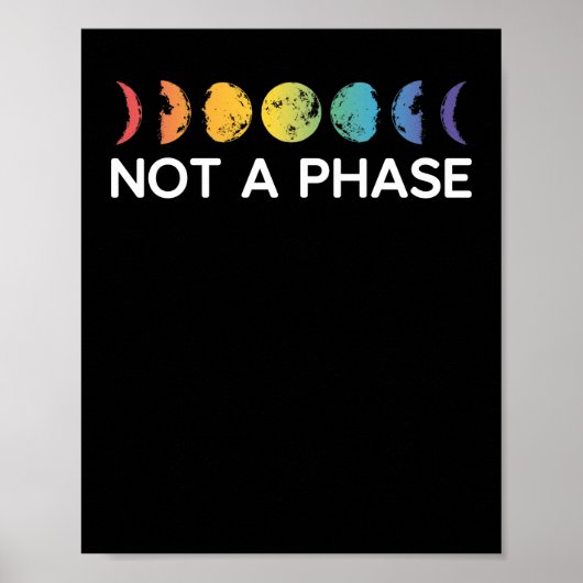 LGBT-Gay Pride Monat keine Phase Poster (Vorne)