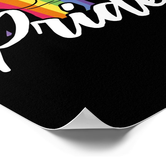 LGBT Gay Pride Monatspreis Poster (Ecke)