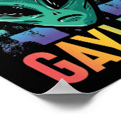 LGBT Gay Pride Month Gaylien Poster (Ecke)