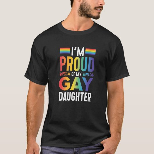 Lgbt Gay Pride Month Ich bin stolz auf meine Homos T-Shirt (Vorderseite)
