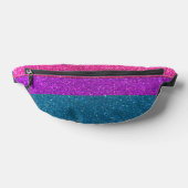 LGBT Gay Pride Pink und Blue Glitzer Glam Luxury Bauchtasche (Ablage )