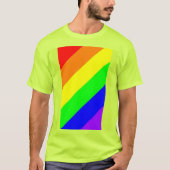 LGBT Gay Pride Rainbow Colour Safety T - Shirt (Vorderseite)