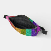 LGBT Gay Pride Rainbow Glitzer Glam Luxus Bauchtasche (Offen)