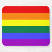 LGBT Gay Pride Rainbow Mousepad (Vorne)