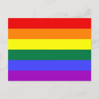 LGBT Gay Pride Rainbow Postkarte