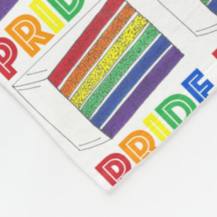 LGBT-Gay Pride-Rainbow-Schicht-Wedelscheibe Fleecedecke