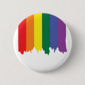 LGBT-Gay Pride-Regenbogen-Paint Button (Vorderseite)