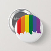 LGBT-Gay Pride-Regenbogen-Paint Button (Vorne & Hinten)