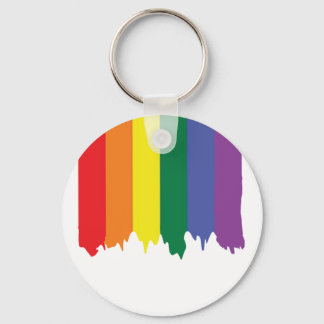 LGBT-Gay Pride-Regenbogen-Paint Schlüsselanhänger