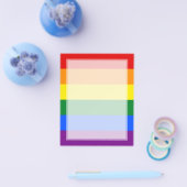 LGBT-Gay Pride-Regenbogenfarbenstreifen Flyer (Einzeln)