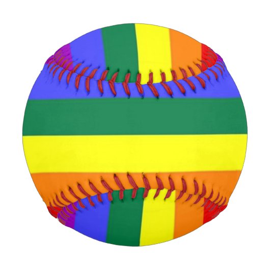 LGBT-Gay Pride-Regenbogenflagge Baseball (Vorderseite)