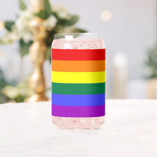LGBT-Gay Pride-Regenbogenflagge Dosenglas