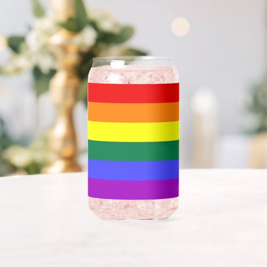 LGBT-Gay Pride-Regenbogenflagge Dosenglas (Insitu (Hochzeit))