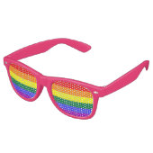 LGBT-Gay Pride-Regenbogenflagge Partybrille (Schrägansicht)