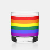LGBT-Gay Pride-Regenbogenflagge Whiskyglas (Links)