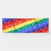 LGBT-Gay Pride-Regenbogenstreifen mit Regenbogenfl Banner (Horizontal)