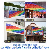 LGBT-Gay Pride-Regenbogenstreifen mit Regenbogenfl Banner