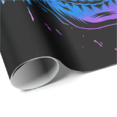 LGBT Gay Pride Skull Rainbow Geschenkpapier (Rolleneckpunkt)