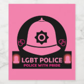 LGBT+ Gay Pride Weinetikett (Einzelnes Label)