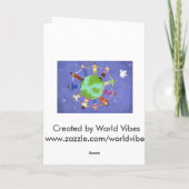 LGBT Gay Santa Card zu Weihnachten (Rückseite)