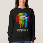 LGbt gerade verheiratet Verlobt Lesbian Mrs. & Mrs Sweatshirt (Vorderseite)
