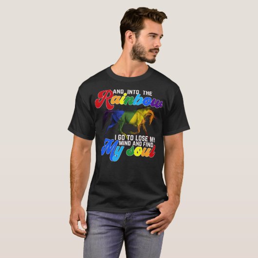 LGBT-Geschenke der Gemeinschaft und des Pride Rain T-Shirt (Vorne ganz)