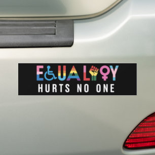 LGBT-Gleichheit schadet niemandem Stolz Menschenre Autoaufkleber