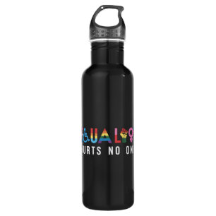 LGBT-Gleichheit schadet niemandem Stolz Menschenre Edelstahlflasche