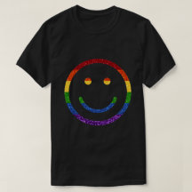 LGBT Glitzer Rainbow Prix Smile