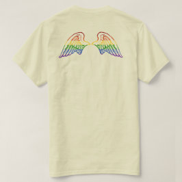 LGBT-Glitzer-Regenbogen-Flügel T-Shirt