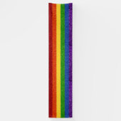 LGBT-Glitzer-Regenbogenfarben Banner (Vertikal)