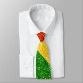 LGBT-Glitzer-Regenbogenfarben Krawatte (Gebunden)