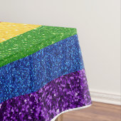 LGBT-Glitzer-Regenbogenfarben Tischdecke (Beispiel)