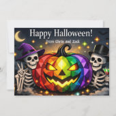 🎃🌈LGBT Gruselige Ehemänner Einladung (Vorderseite)