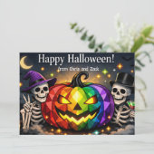 🎃🌈LGBT Gruselige Ehemänner Einladung (Stehend Vorderseite)