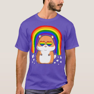 LGBT Hamster Gay Pride Rainbow LGBTQ Niedliches Ge T-Shirt